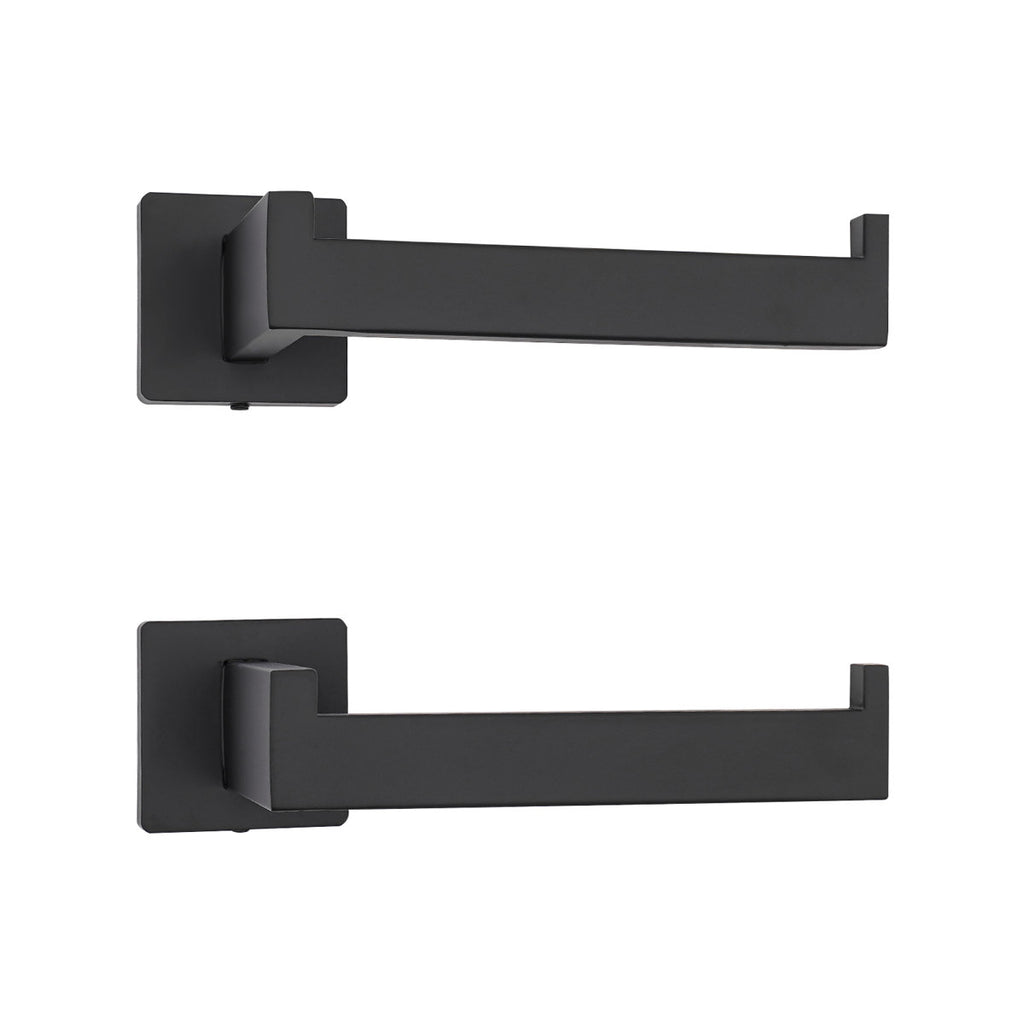 10-Pieces Matte Black Bathroom Accessories Set Y2569