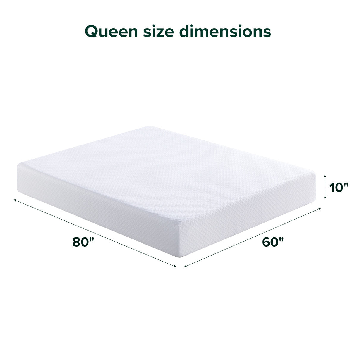 10" Medium Cooling Gel Memory Foam Mattress And Marvelwood Solid Wood Platform Bed Frame Set-queen, Dark Natural Wood