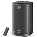 10 Inch Quiet Portable Electric Space Heater, 1500W PTC Ceramic Heater with Remote Control, Thermostat, ECO Mode, 8H Timer, Child Lock, Tip-Over Protection