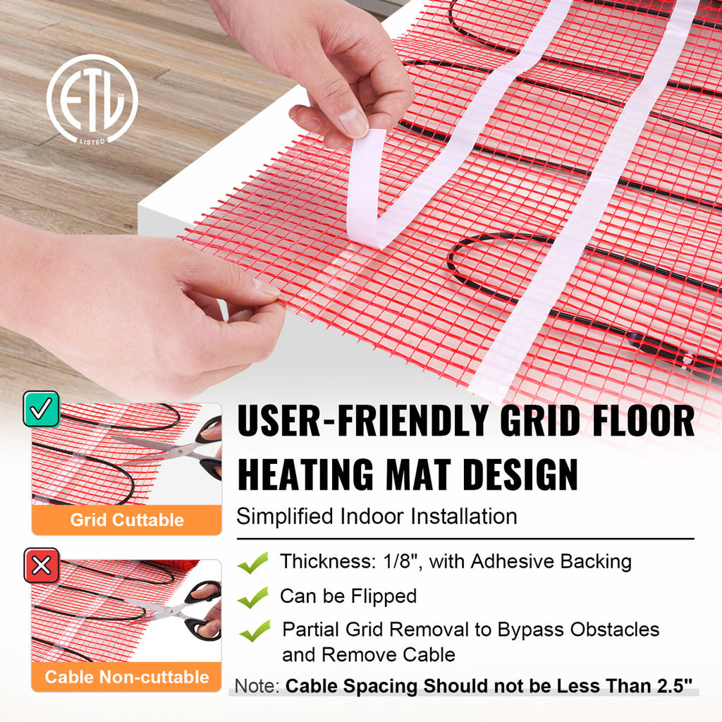 120 Volt Underfloor Heating Mat