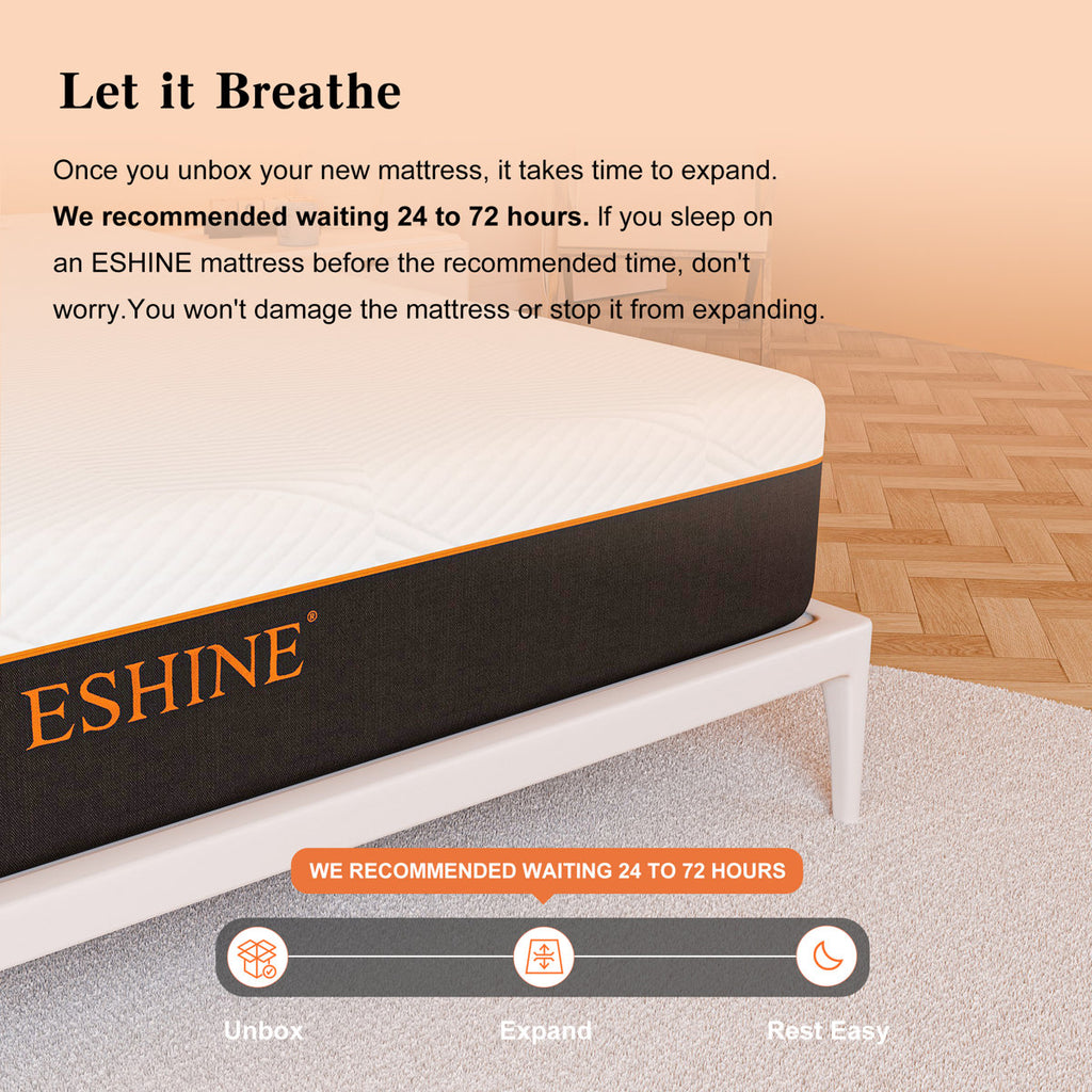 12" Medium-Plush Memory Foam Mattress with Green Tea–Infused Foam & Graphene Cover – 100-Night Free Trial