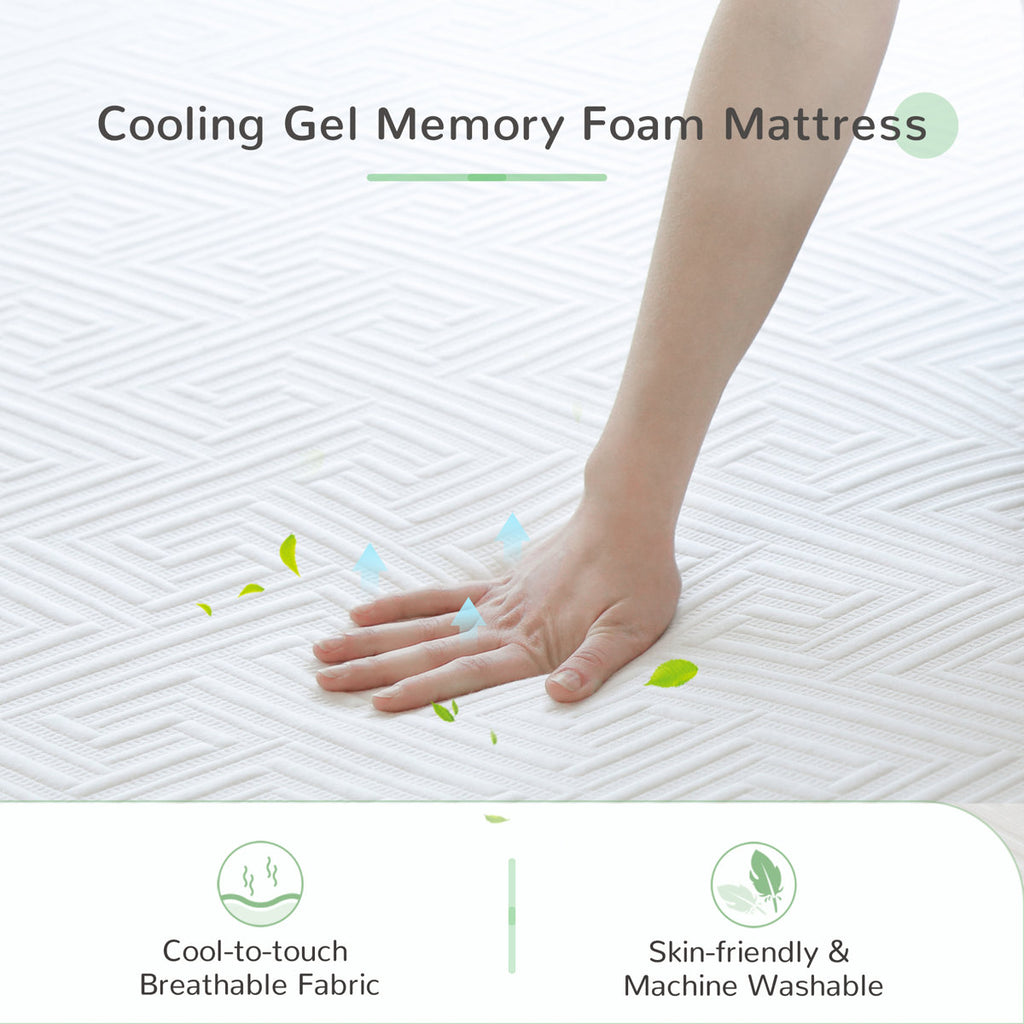 12'' Medium Gel Memory Foam Mattress