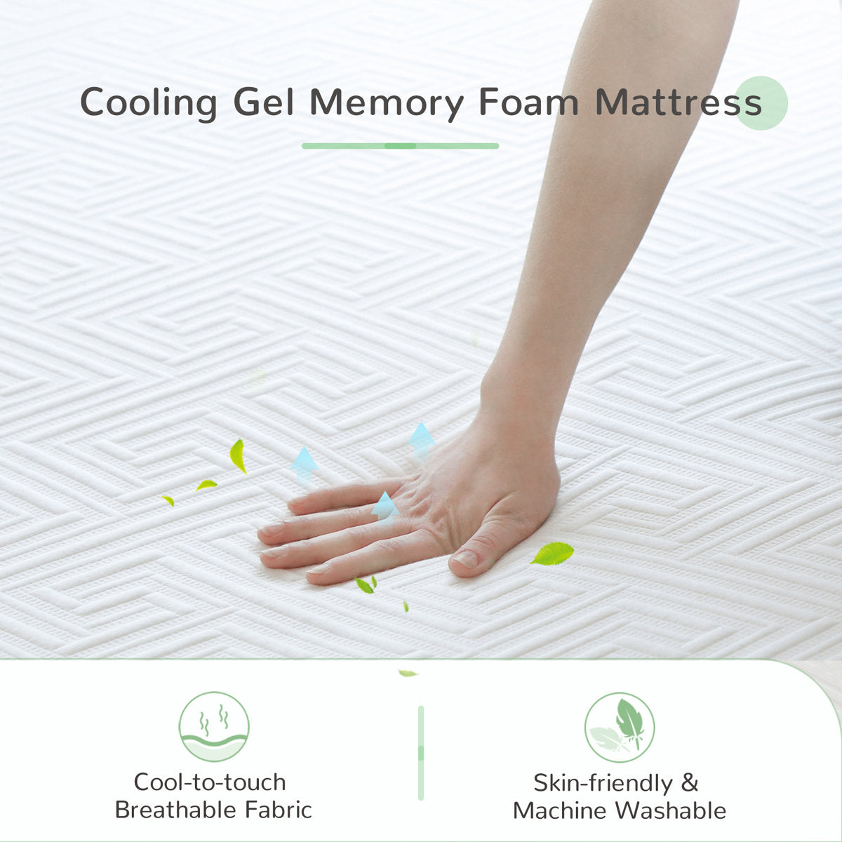 12'' Medium Gel Memory Foam Mattress