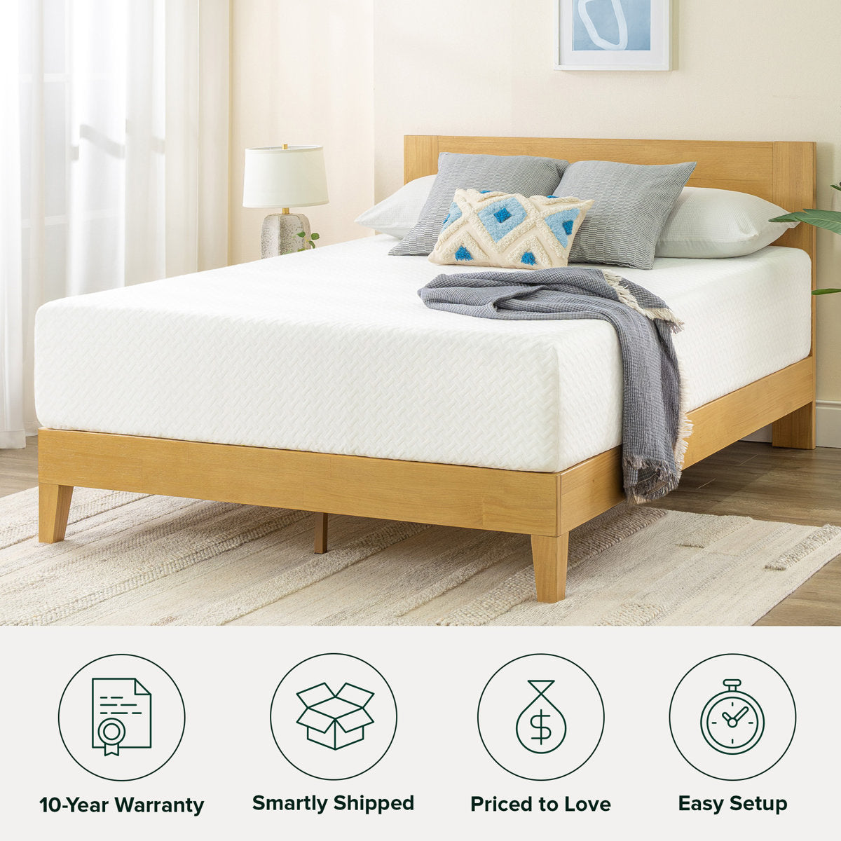 14" Medium Cooling Gel Memory Foam Mattress - Sleep by Wayfair™