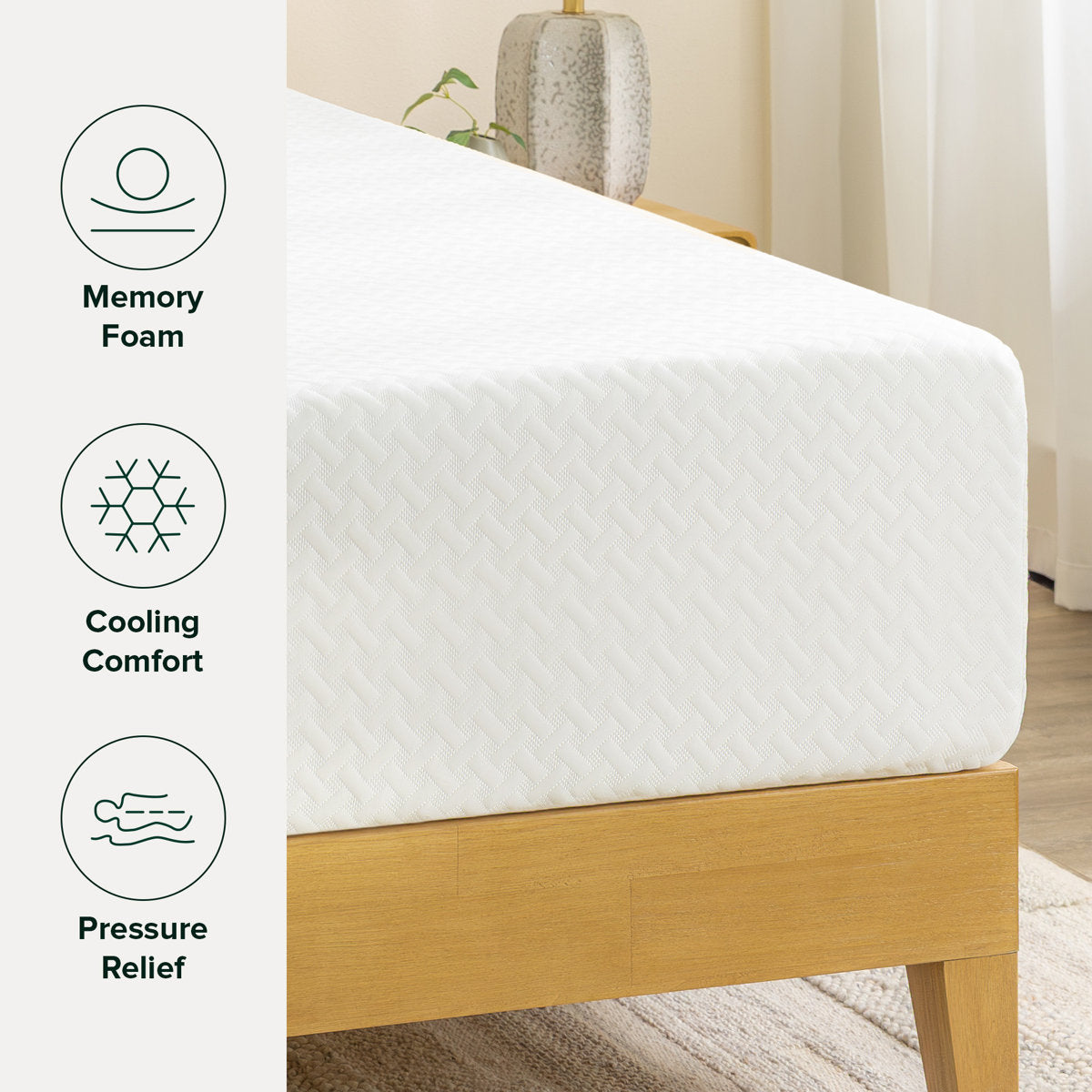 14" Medium Cooling Gel Memory Foam Mattress - Sleep by Wayfair™