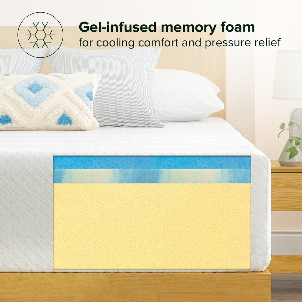 14" Medium Cooling Gel Memory Foam Mattress - Sleep by Wayfair™