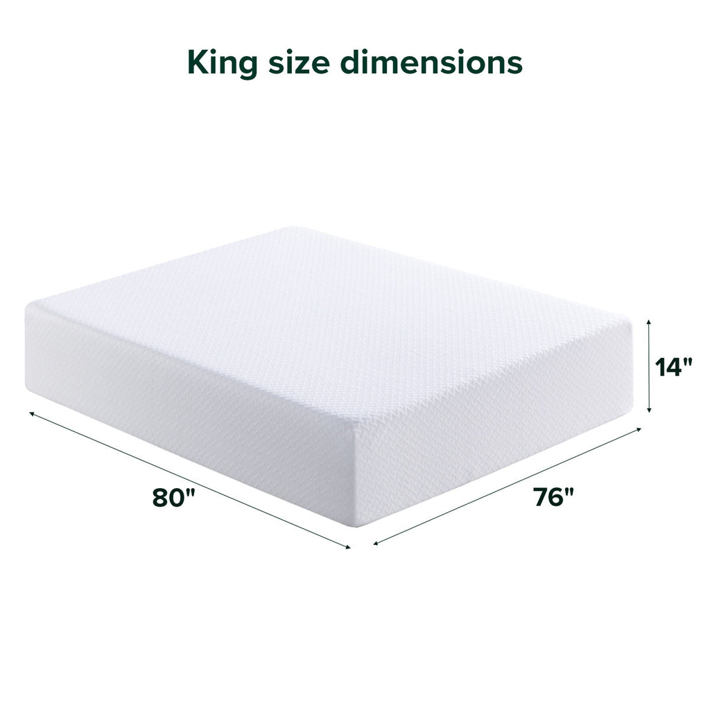 14" Medium Cooling Gel Memory Foam Mattress - Sleep by Wayfair™