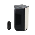 1500W Portable Ceramic Forced Air Space Heater with Thermostat, 70¡ã Oscillation, 3 Heat Modes, 12H Timer, White Small Heater for Bedroom Office Desk