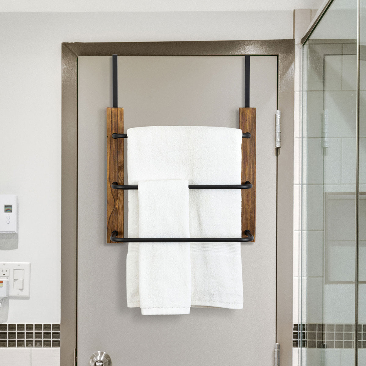 17.6 " Over-the-Door Towel Rack WAYBATH2604DKBRN