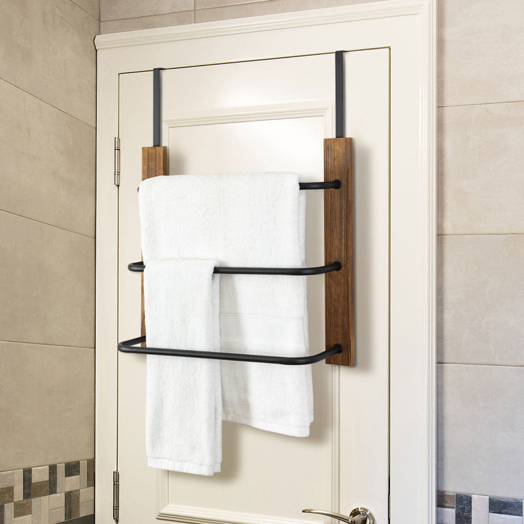 17.6 " Over-the-Door Towel Rack WAYBATH2604DKBRN