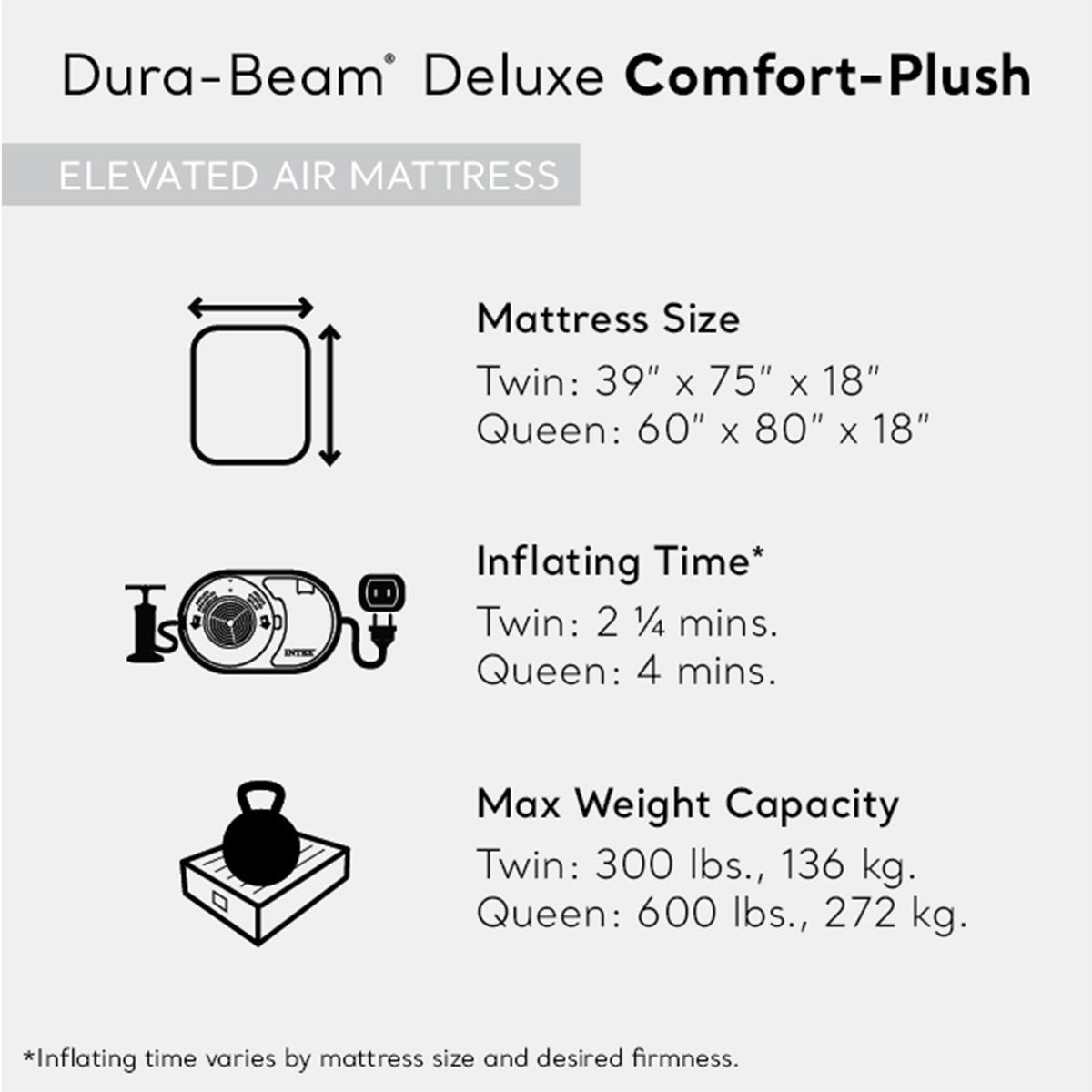 18'' Air Mattress (Set of 2)