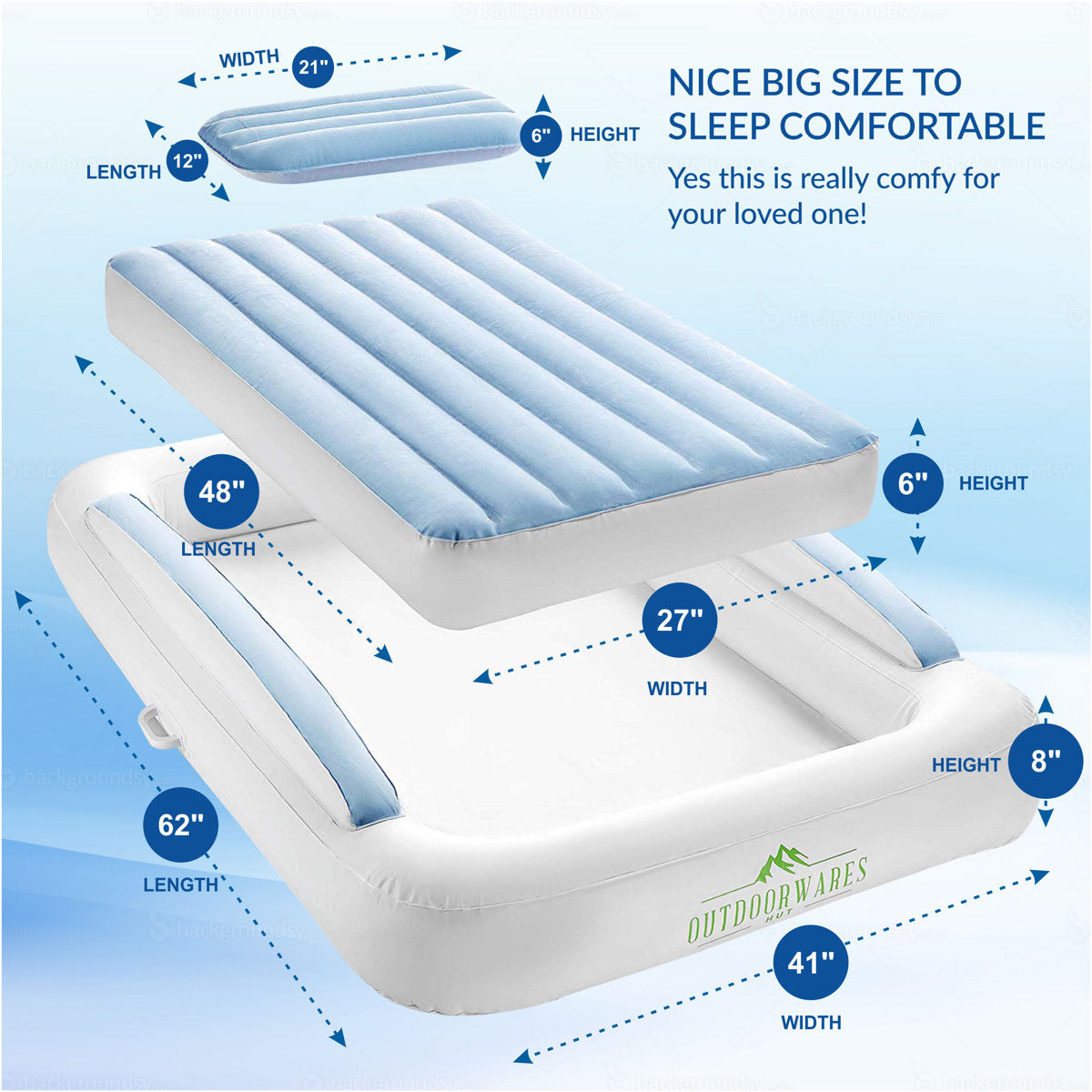 1 8'' Air Mattress