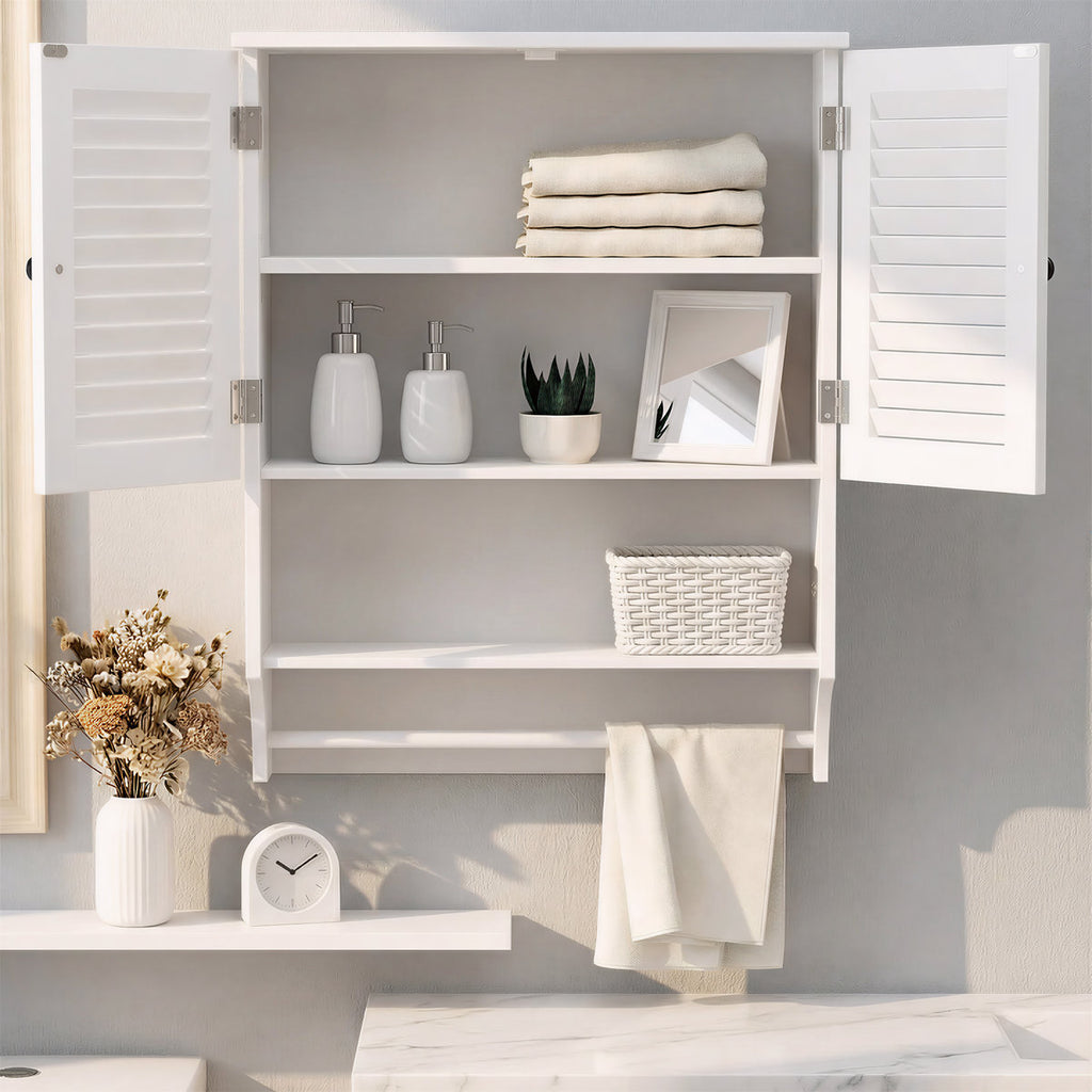 23.6" W Wall Mounted Bathroom Cabinet with 2 Doors