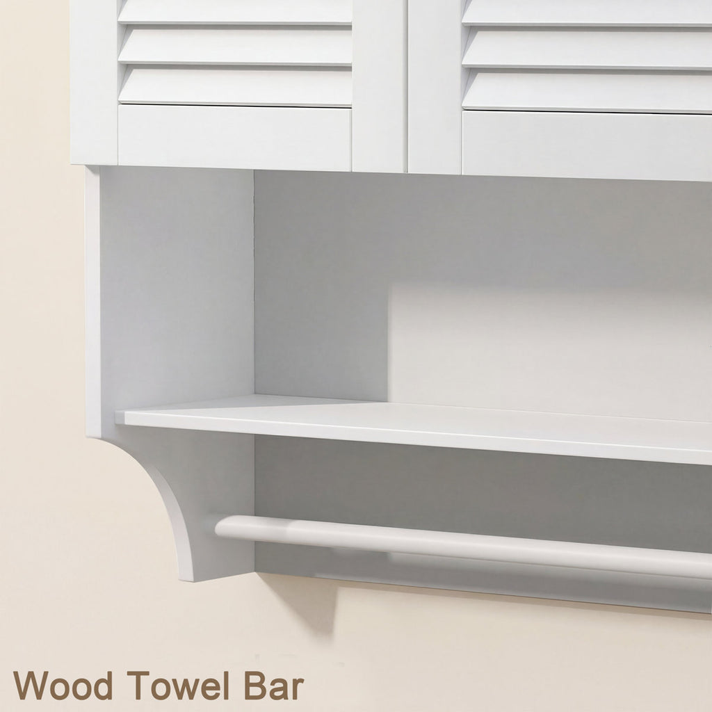 23.6" W Wall Mounted Bathroom Cabinet with 2 Doors