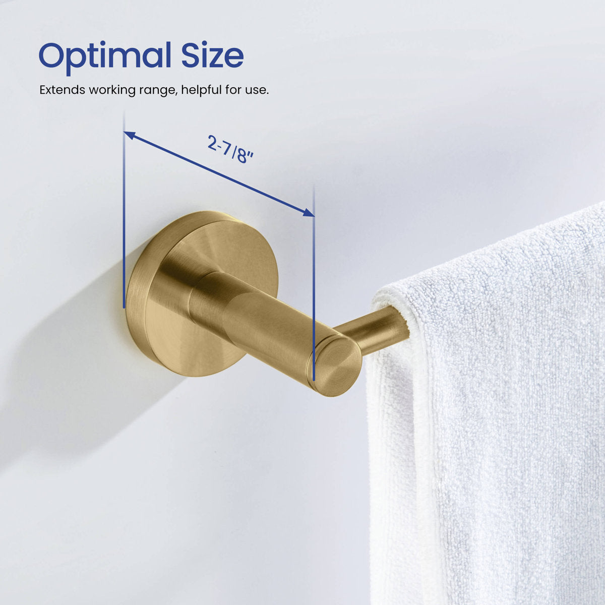 24" Wall Mounted Towel Bar KBA1404BB