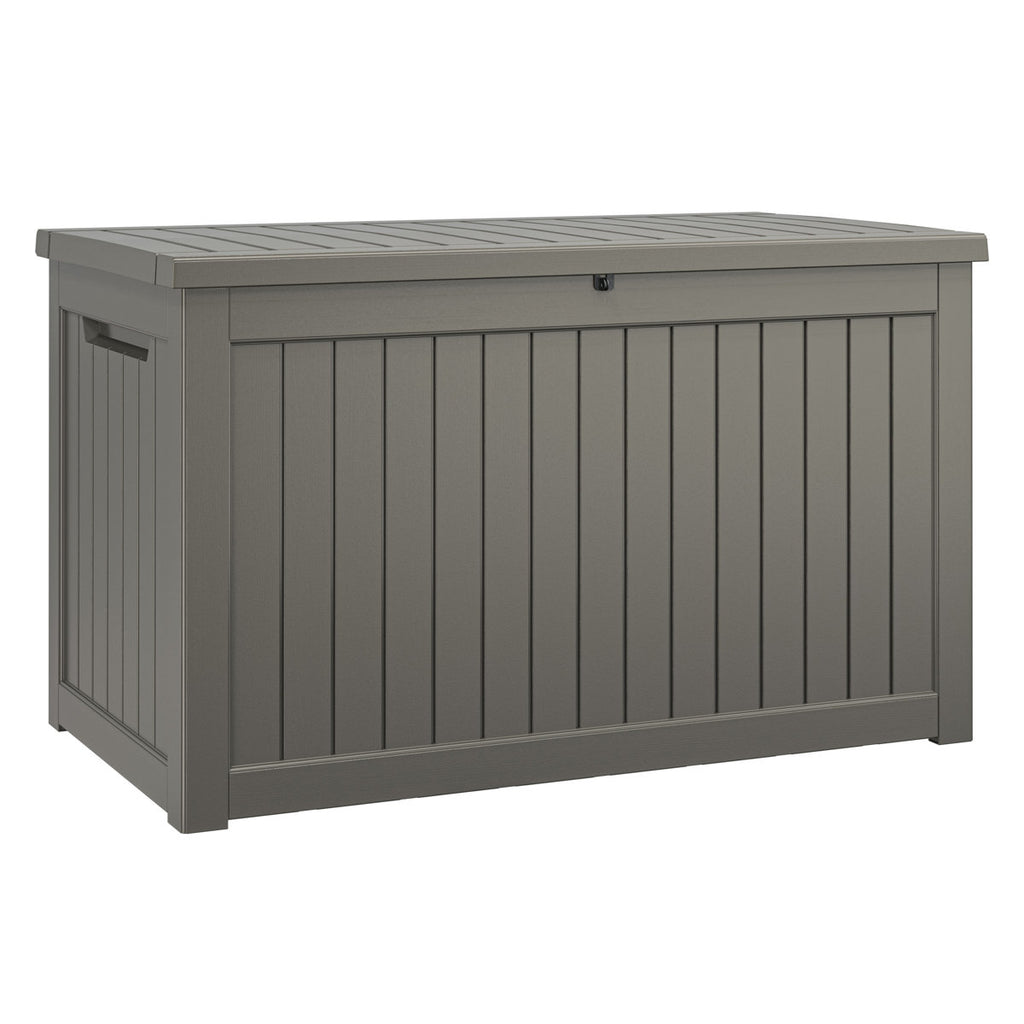 260 Gallon Outdoor Storage Box Waterproof with Lockable Lid