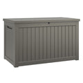 260 Gallon Outdoor Storage Box Waterproof with Lockable Lid