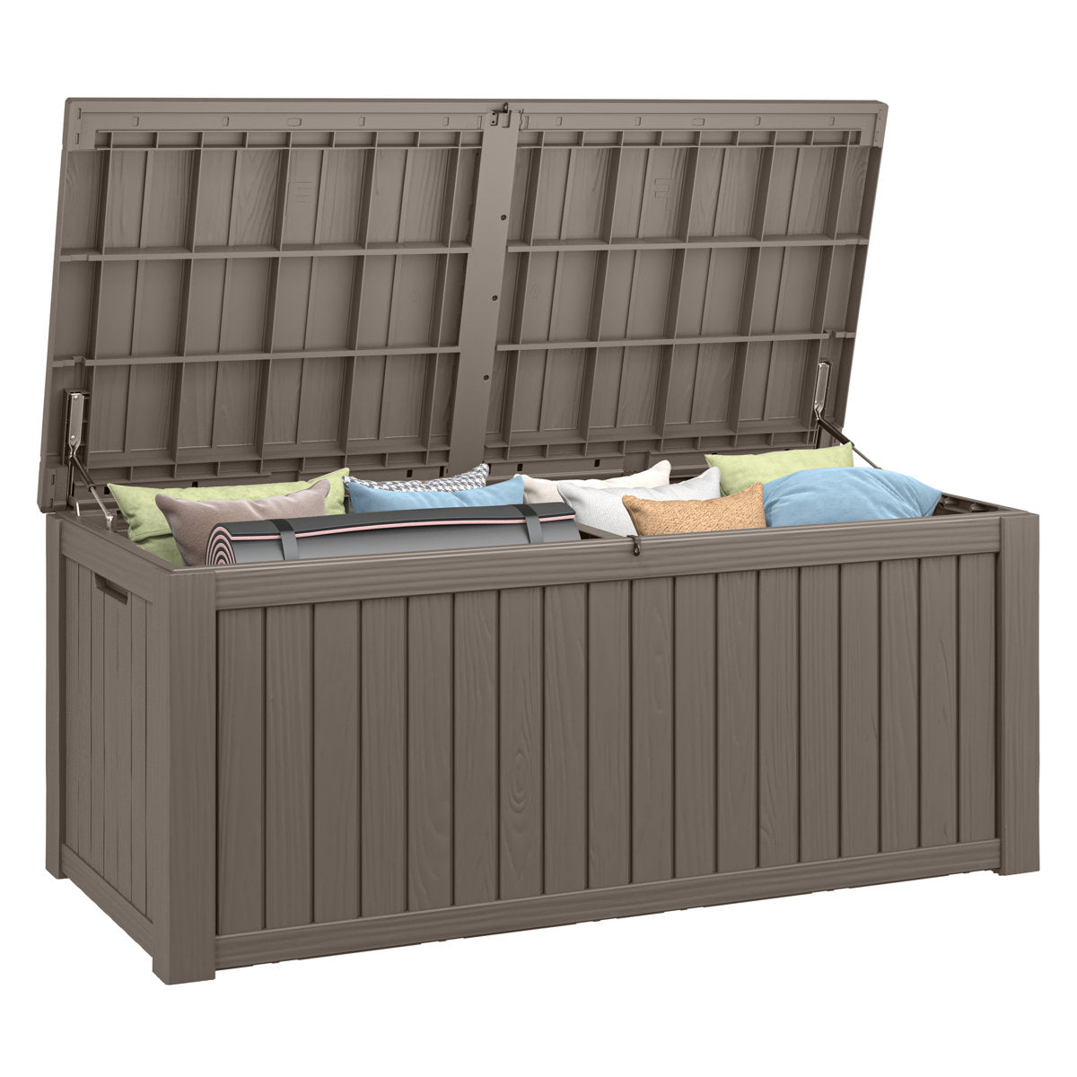 260 Gallon Outdoor Storage Box Waterproof with Lockable Lid