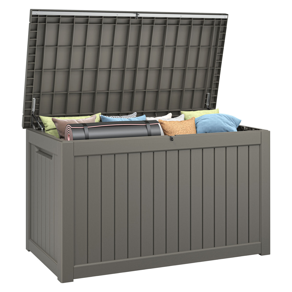260 Gallon Outdoor Storage Box Waterproof with Lockable Lid