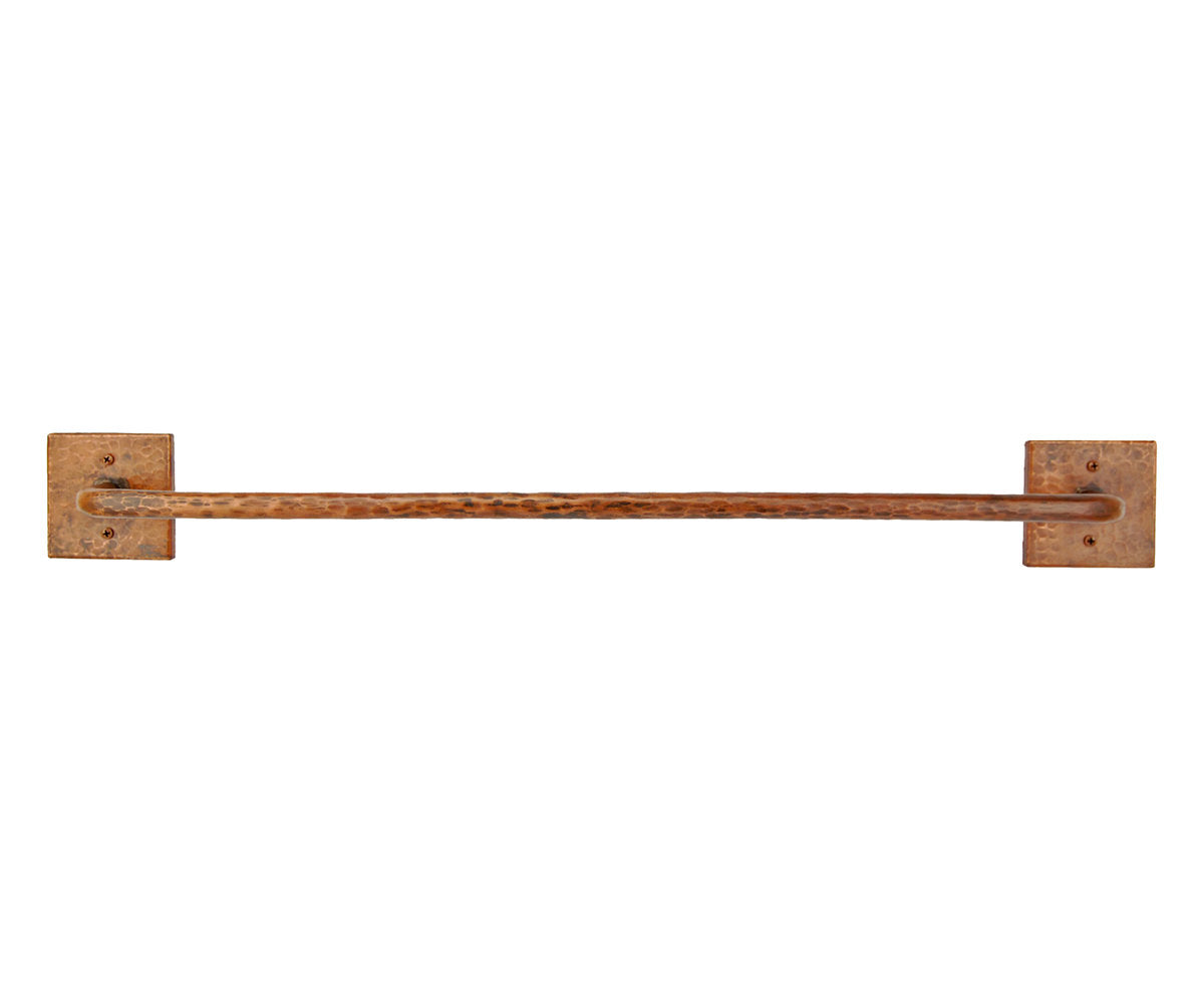 30" Hammered Copper Towel Bar TR30DB