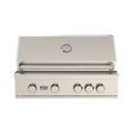 32-inch Built-in  Steel 4+1RL-Burner Outdoor Kitchen Island BBQ Propane Grill with Infrared Rear Burner Oven 304 High-Grade Stainless Steel, 4 Main Burners+1 Infrared Rear Burner with Rear Burner BCP-500