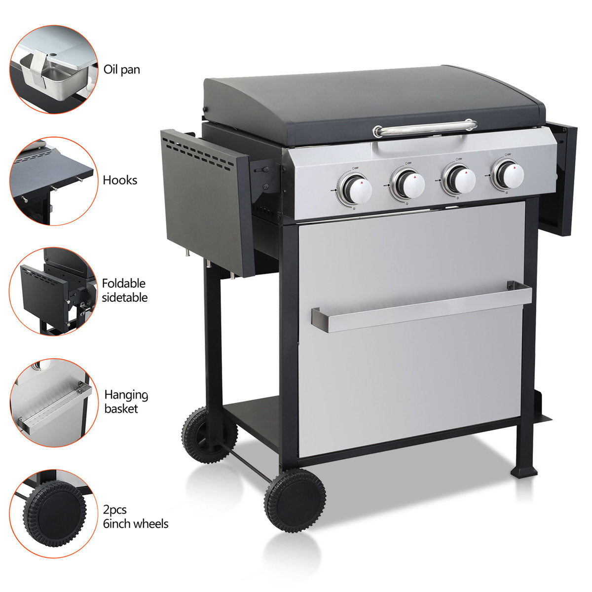 4-Burner Propane Gasgrill