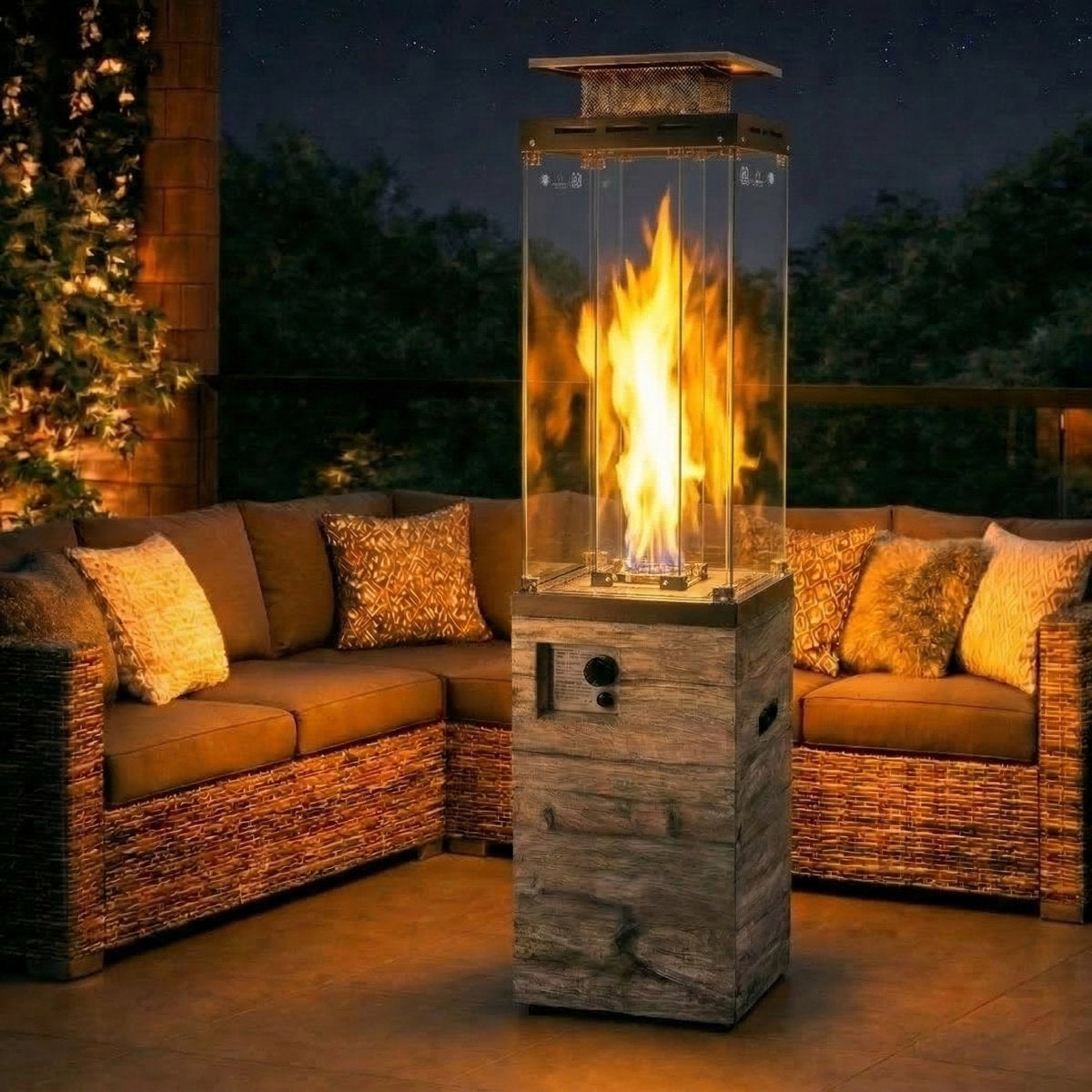 41000 Propane Standing Patio Heater