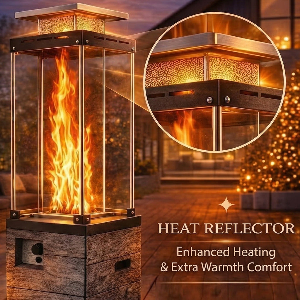 41000 Propane Standing Patio Heater