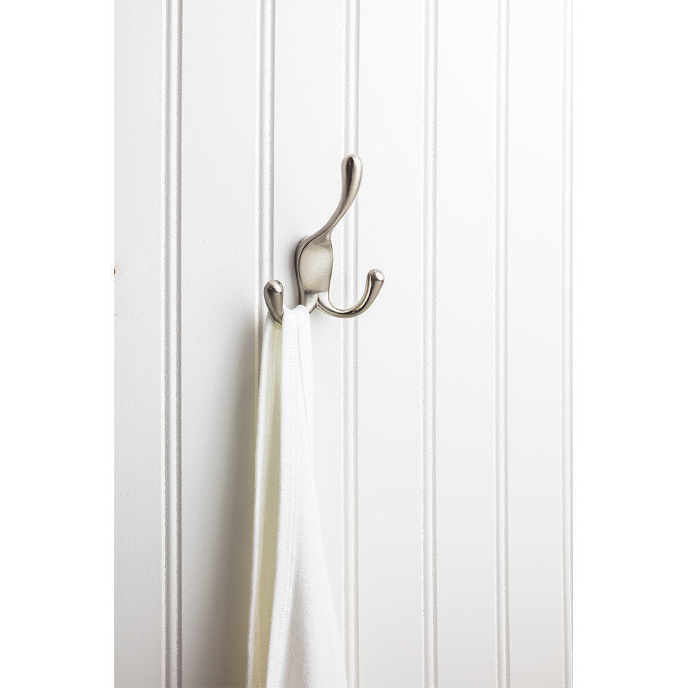 4" Triple Zinc Concealed Wall Mounted Robe Hook YT40C-400SN