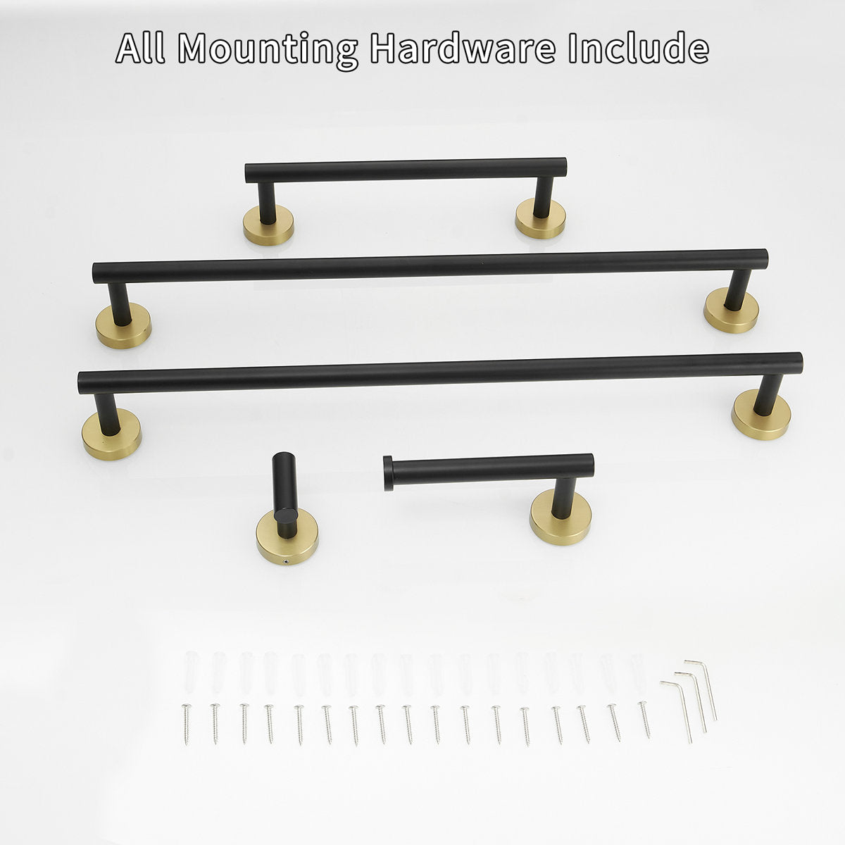 5 - Piece Bathroom Hardware Set FA-G222-5BNG