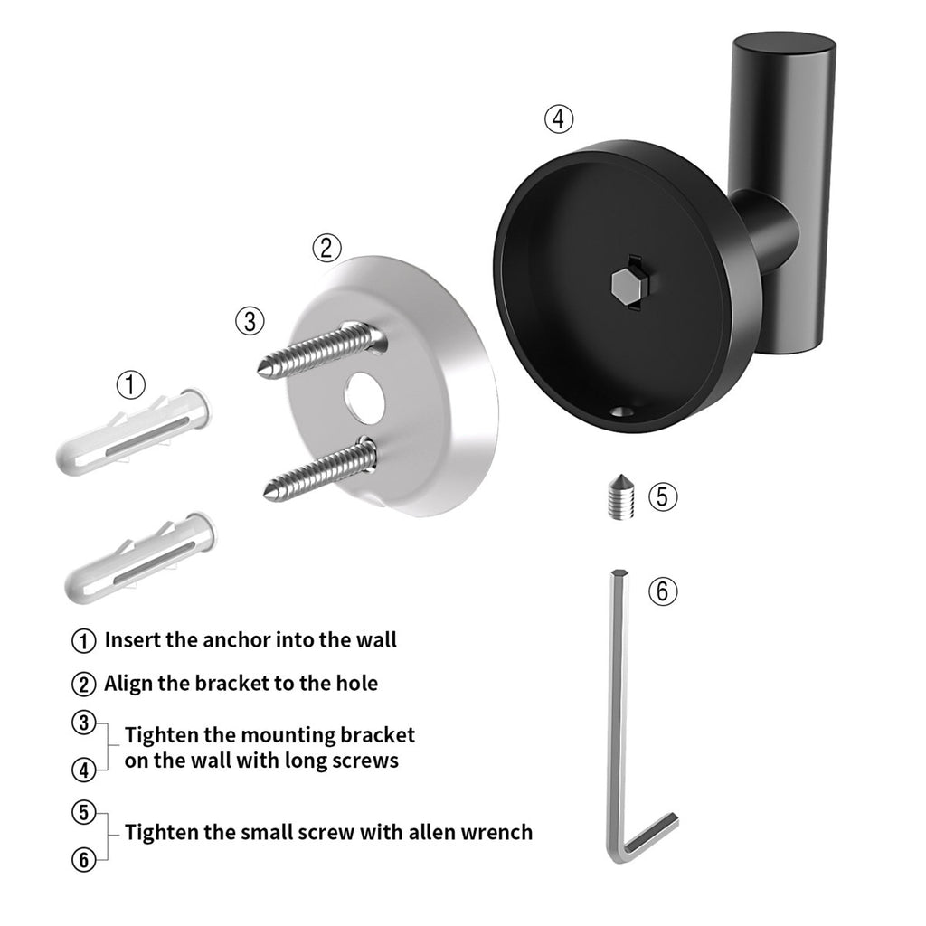 5 - Piece Bathroom Hardware Set WW0216B-5