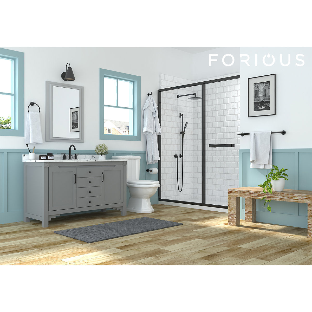 5 - Piece Bathroom Hardware Set WW0216B-5