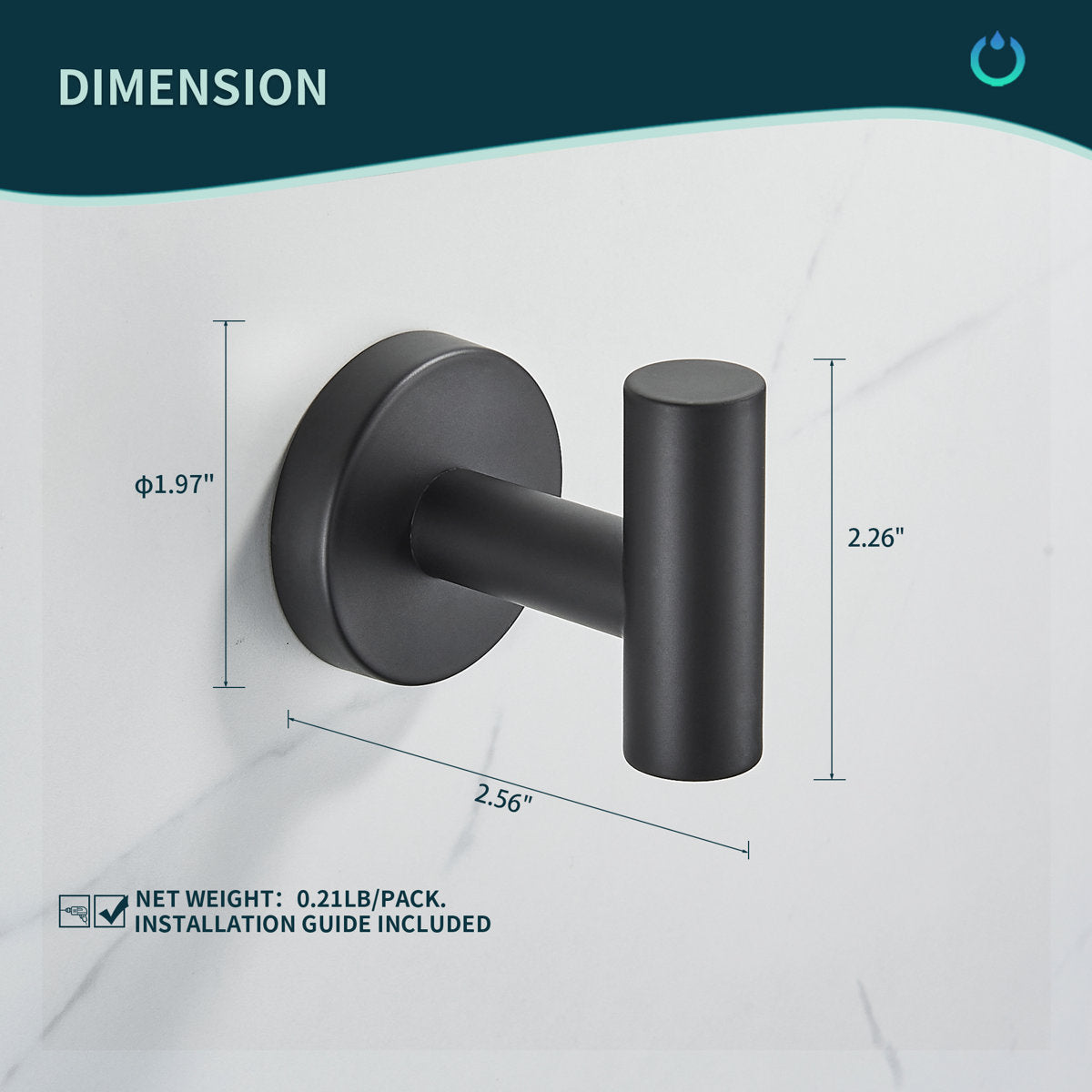 5 - Piece Bathroom Hardware Set WW0216B-5
