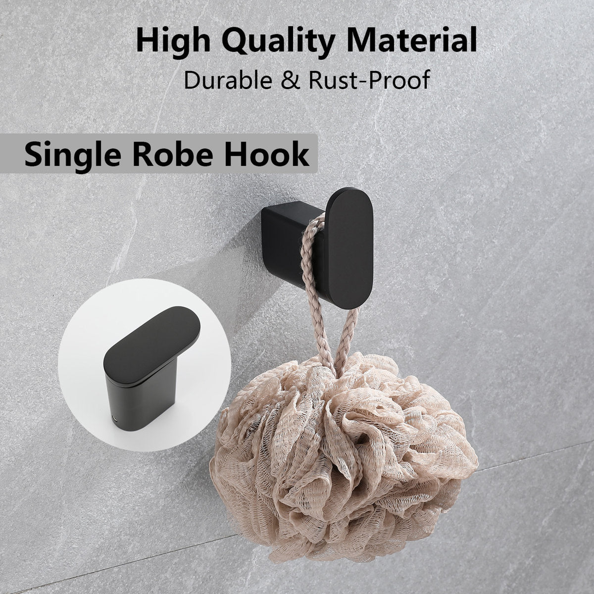 5 - Piece Bathroom Hardware Set SM-ET2-RV53MB