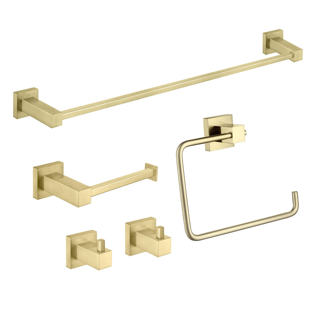 5 - Piece Bathroom Hardware Set C-KBA15-5BG-1