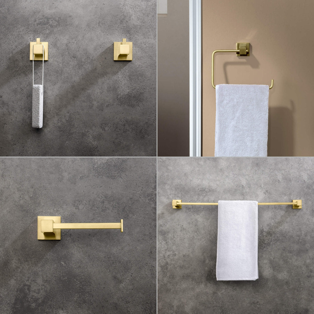 5 - Piece Bathroom Hardware Set C-KBA15-5BG-1