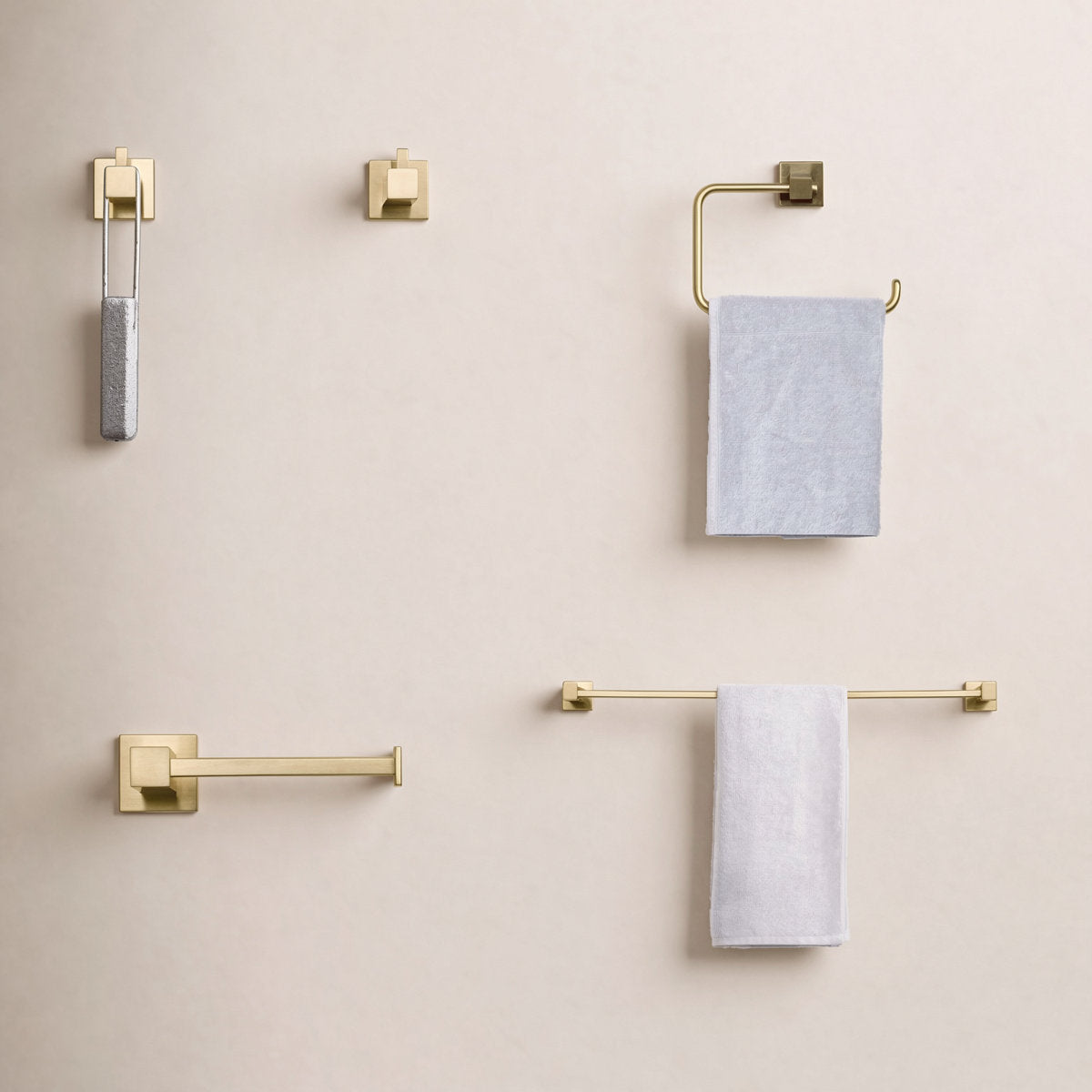 5 - Piece Bathroom Hardware Set C-KBA15-5BG-1