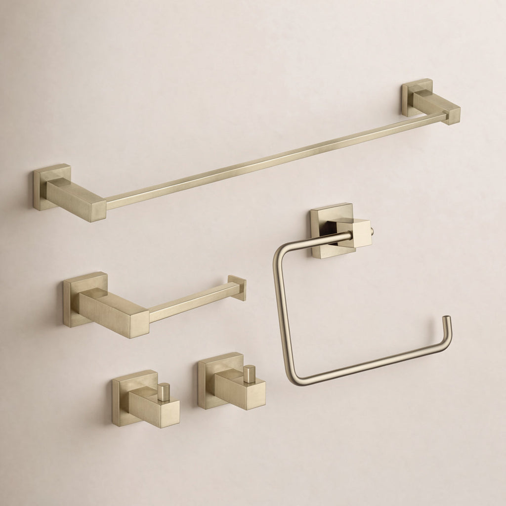 5 - Piece Bathroom Hardware Set C-KBA15-5BG-1
