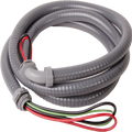 1/2 Inches x 6 Ft Electrical Whip with Conduit (10 Gauge Wire)