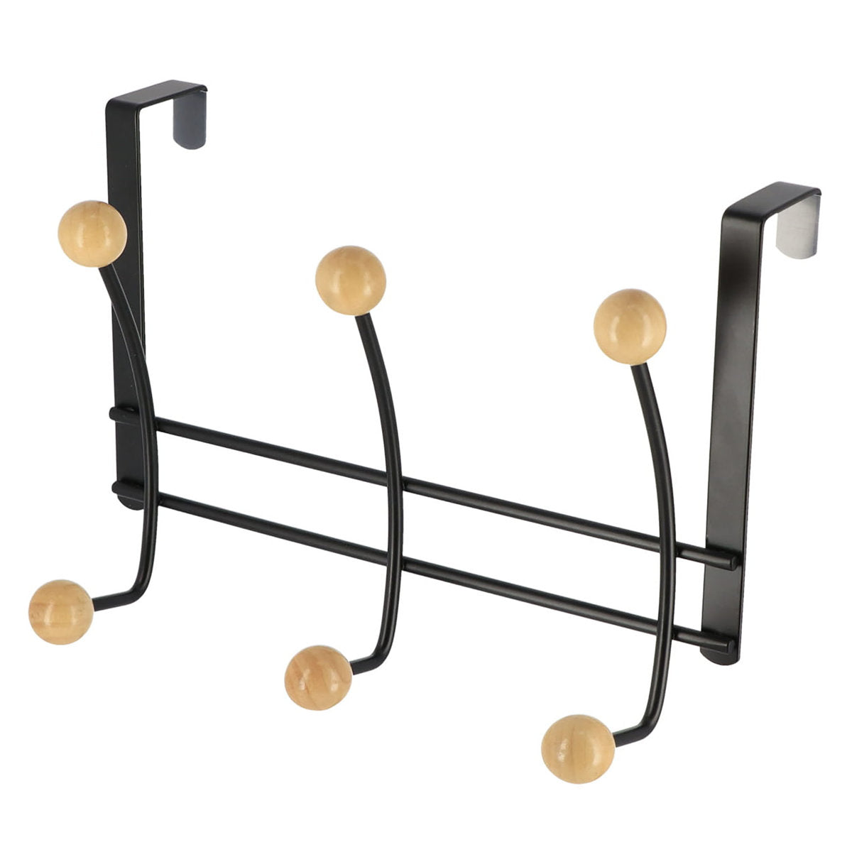 6-Hook Over-the-Door Hook Rack 9604108