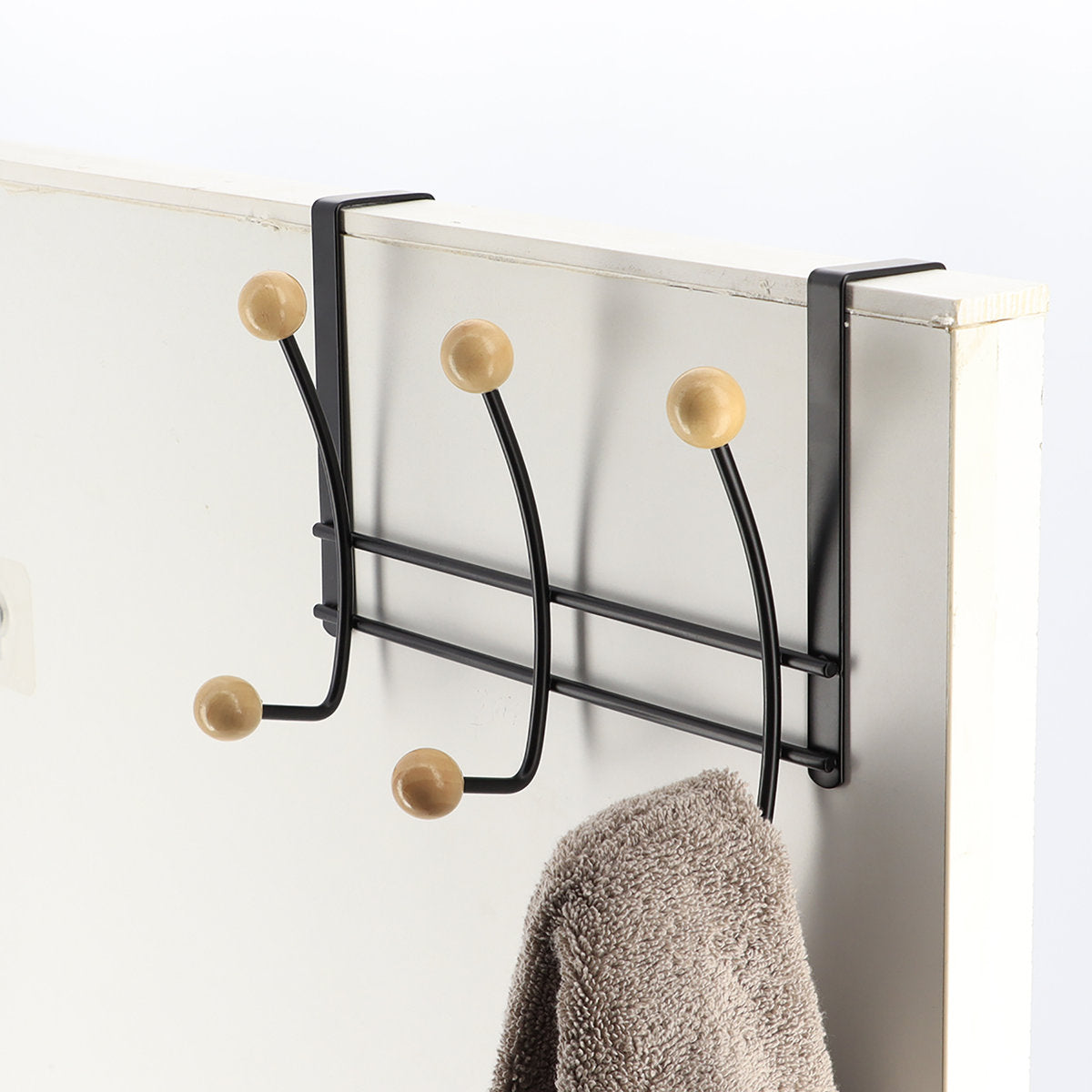 6-Hook Over-the-Door Hook Rack 9604108