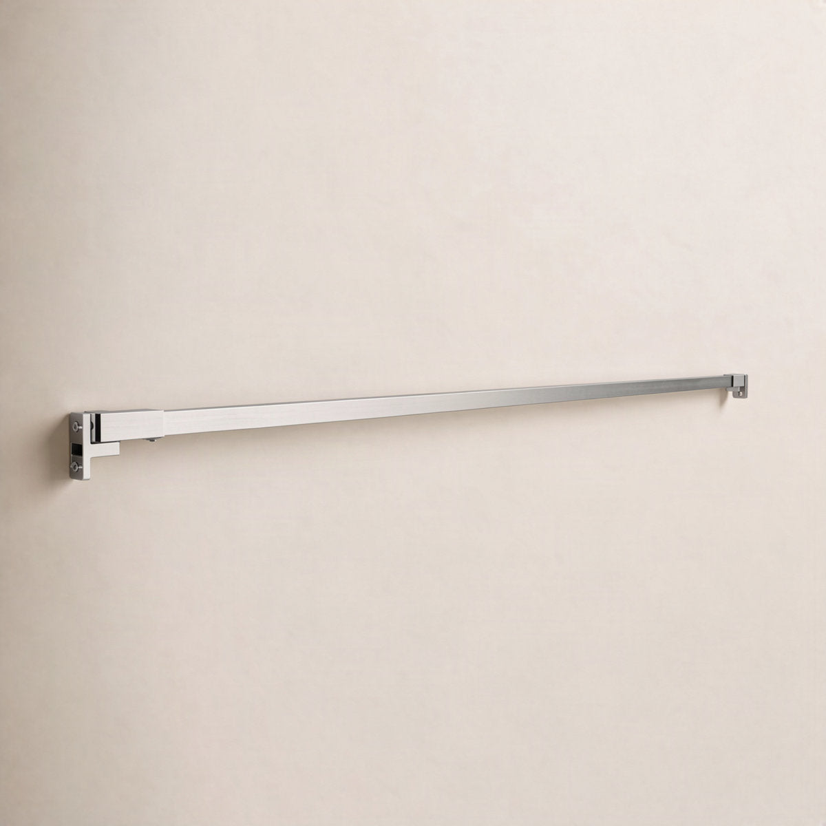 60" Straight Fixed Shower Curtain Rod
