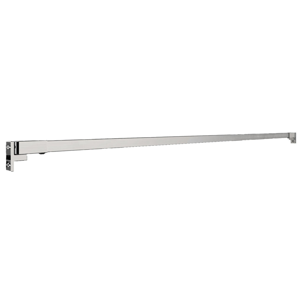 60" Straight Fixed Shower Curtain Rod
