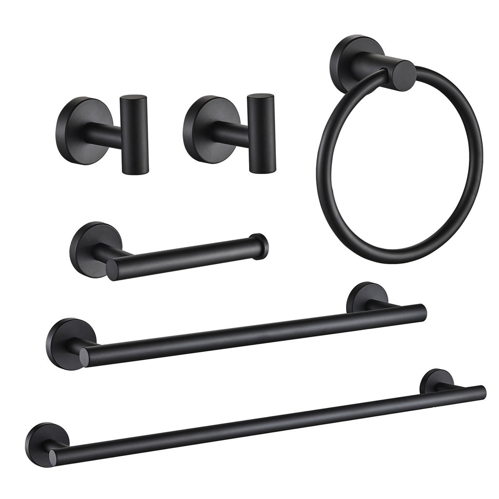 6 - Piece Bathroom Hardware Set WW0216B-6