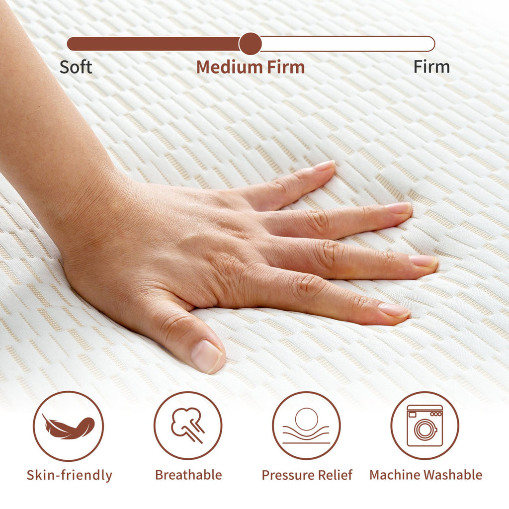 6" Gel Memory Foam Folding Mattress |  For Murphy Beds