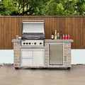 78¡å Pro Elite 5b Texas Cream Limestone Island Grill