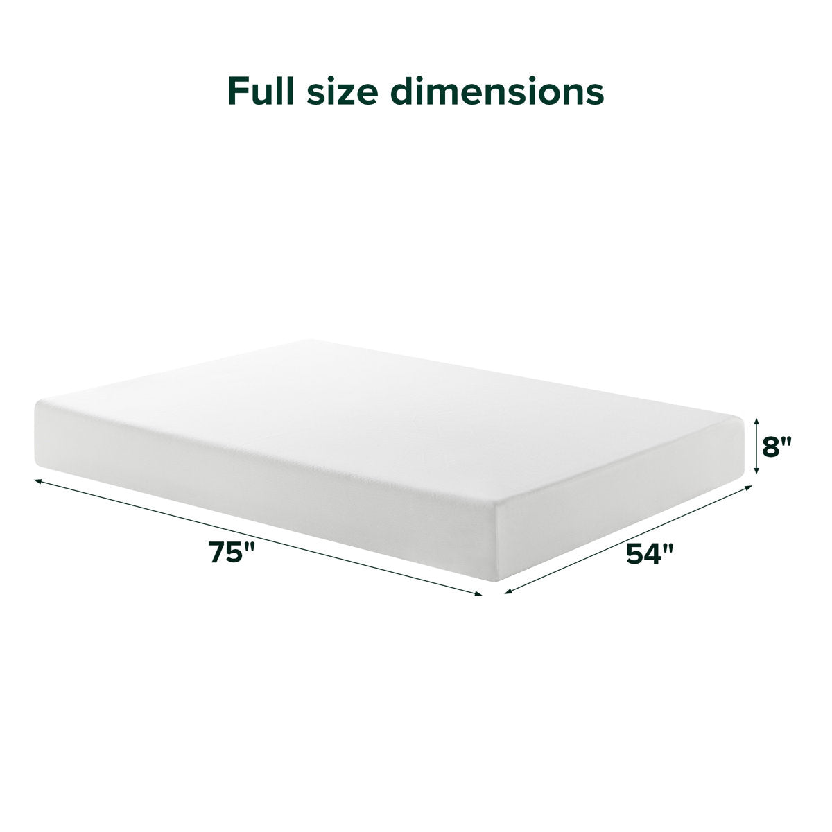8" Medium Memory Foam Mattress - Sleep by Wayfair™