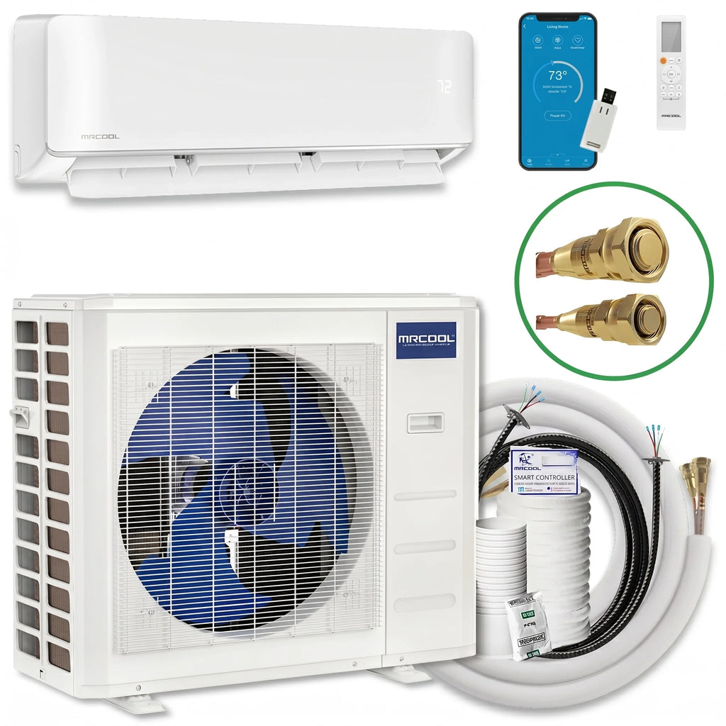 MRCOOL DIY Select 9K 9,000 BTU 17.5 SEER2 Single Zone Mini Split System with 11.5 ft. DIY Line Set  - R454B - 115V
