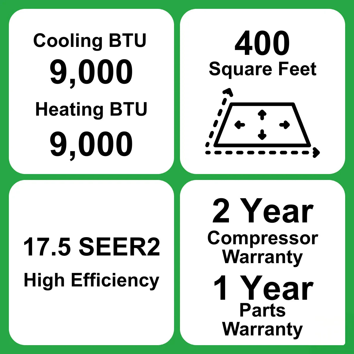 MRCOOL DIY Select 9K 9,000 BTU 17.5 SEER2 Single Zone Mini Split System with 11.5 ft. DIY Line Set  - R454B - 115V