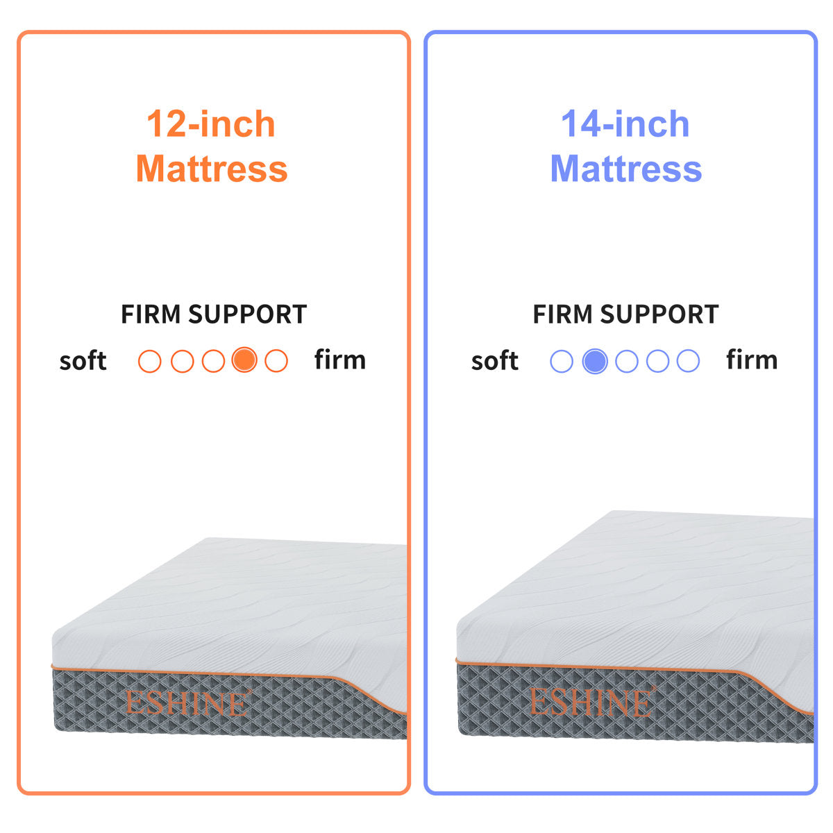 Adjustable Bed with 14" Hybrid Mattress, Massage, Wireless Remote, App Control, Zero Gravity, Underbed Light, USB & Type C Ports on both sides